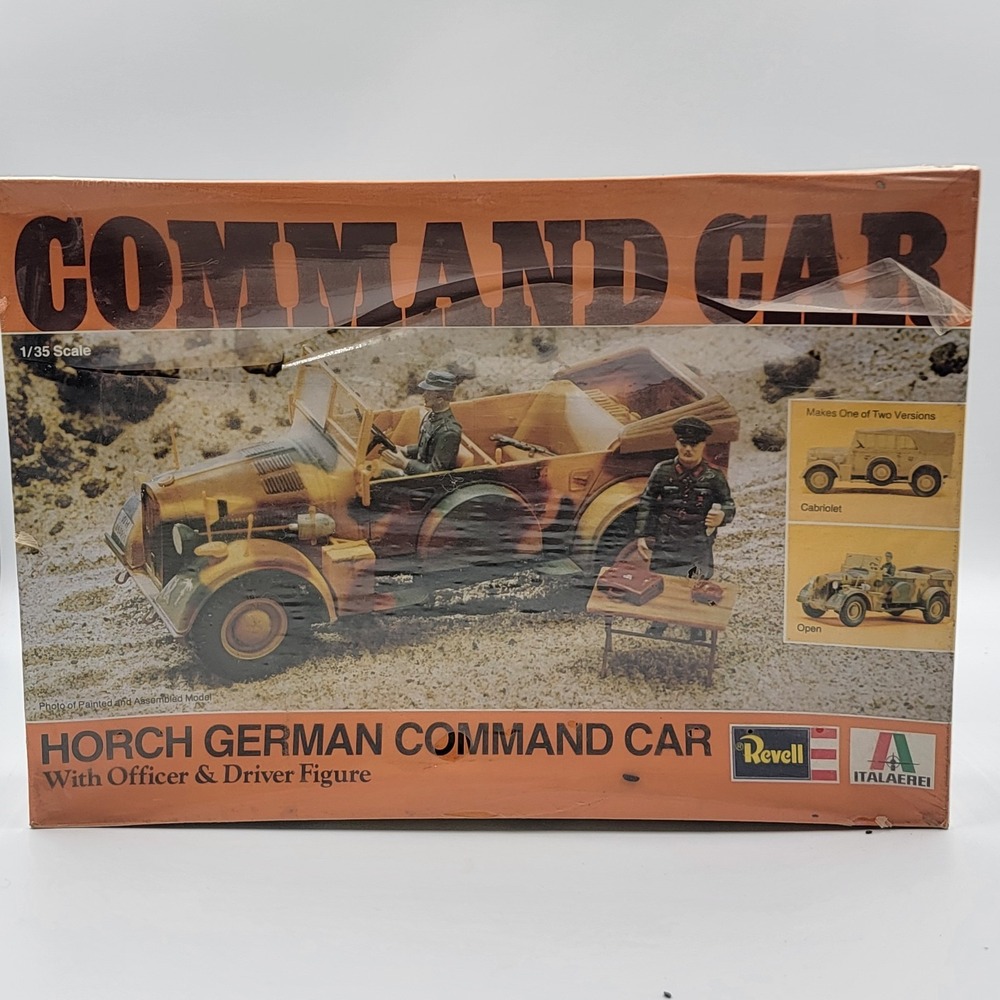 1/35 Revell Italeri HORCH German WWII COMMAND CAR & Figures Plastic Model Sealed